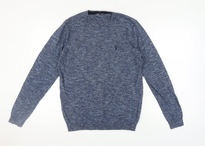 Next Men's Blue Pullover Jumper, M, Crew Neck, Casual