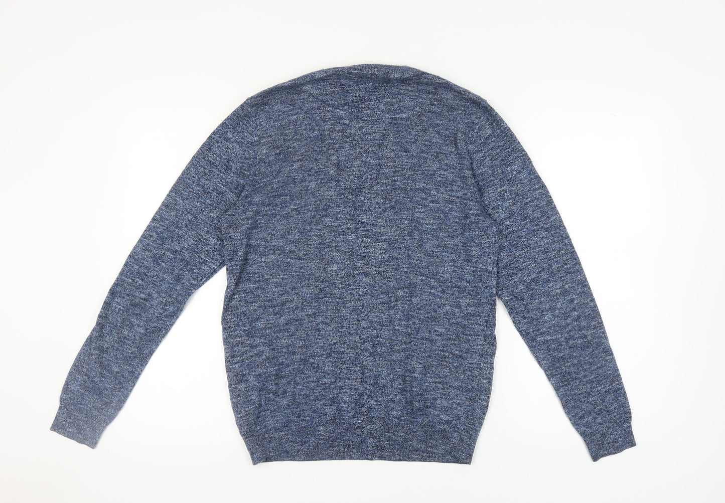 Next Men's Blue Pullover Jumper, M, Crew Neck, Casual