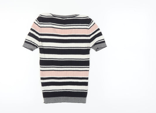 Miss Selfridge Women's Striped T-Shirt, Size 8
