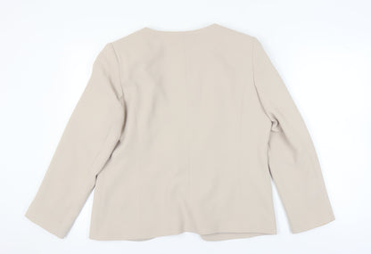 Eastex Women's Beige Blazer Size 16 Classic Fit