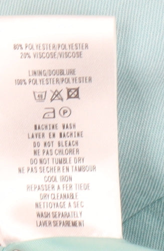 Eastex Women's Blue Blazer, Size 12, Short Sleeve