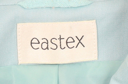 Eastex Women's Blue Blazer, Size 12, Short Sleeve