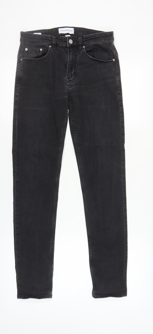 Calvin Klein Men's Black Slim Skinny Jeans 29