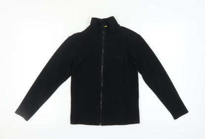 Gelert Boys Fleece Jacket, Black, 9-10 Years, Full Zip