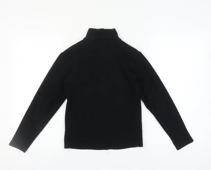 Gelert Boys Fleece Jacket, Black, 9-10 Years, Full Zip
