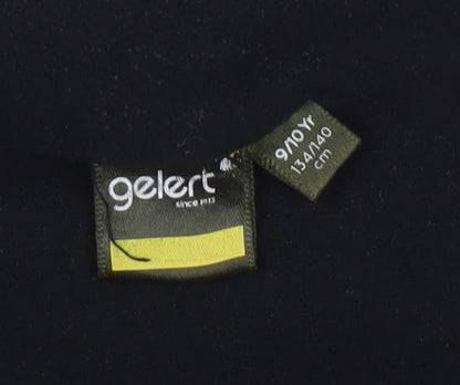 Gelert Boys Fleece Jacket, Black, 9-10 Years, Full Zip