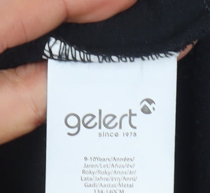 Gelert Boys Fleece Jacket, Black, 9-10 Years, Full Zip