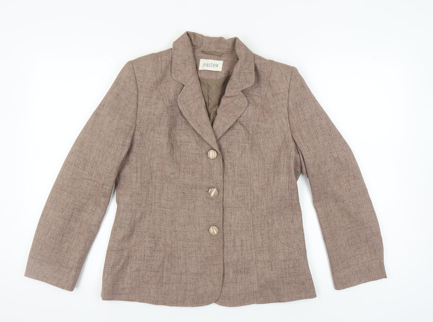 Eastex Women's Brown Blazer, Size 10, Classic Fit