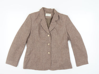 Eastex Women's Brown Blazer, Size 10, Classic Fit