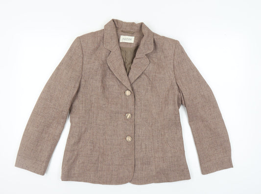 Eastex Women's Brown Blazer, Size 10, Classic Fit