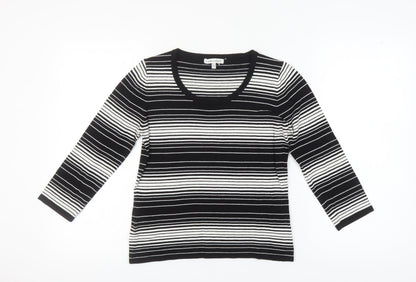 Womens UK Size 12 Laura Ashley Black Pullover Jumper