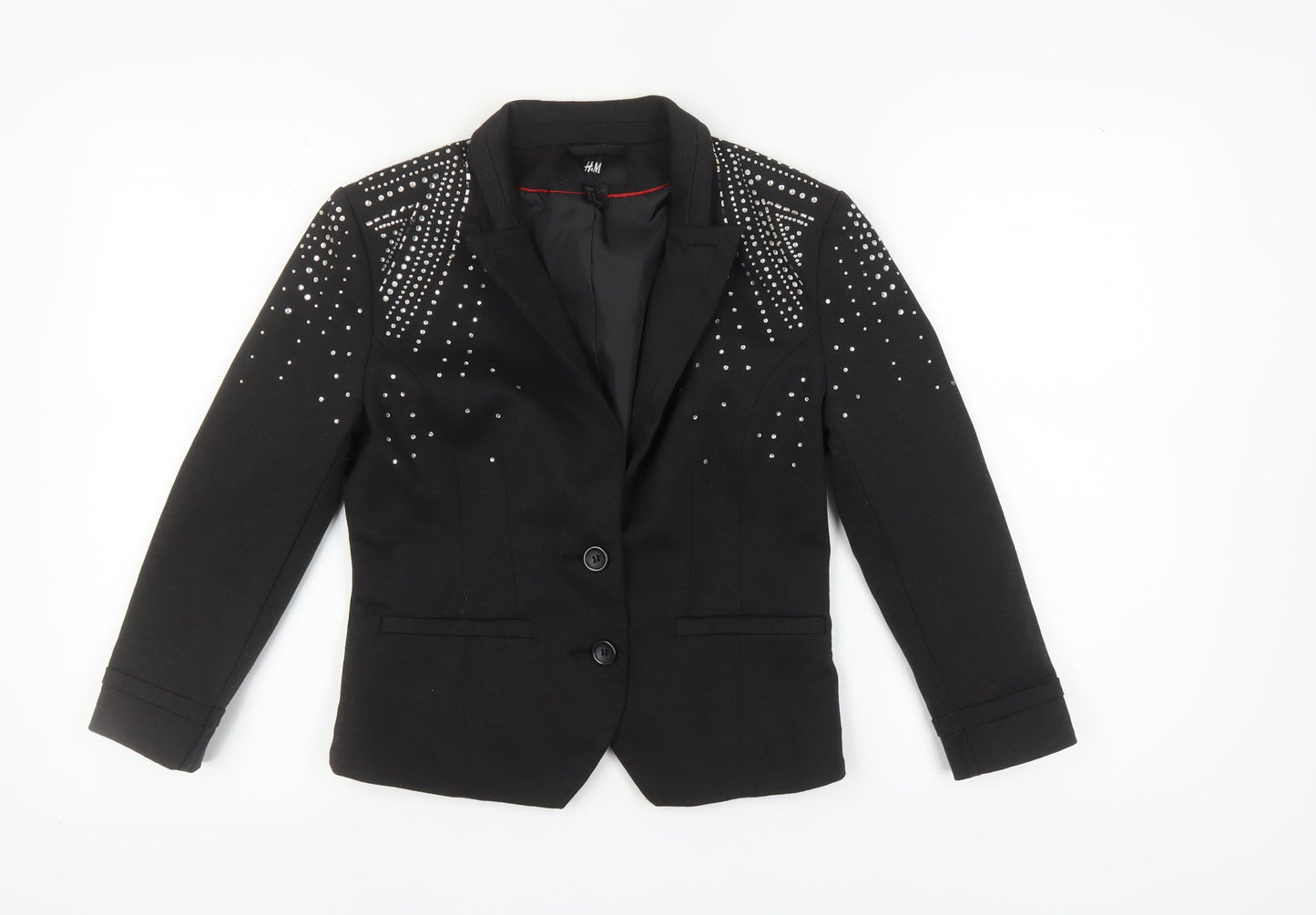 H&M Women's Black Blazer Size 14, Party Jacket