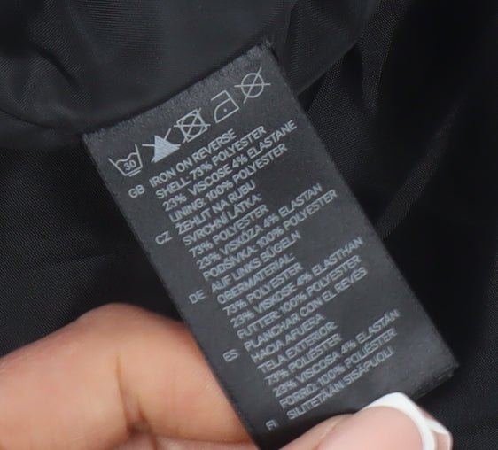 H&M Women's Black Blazer Size 14, Party Jacket