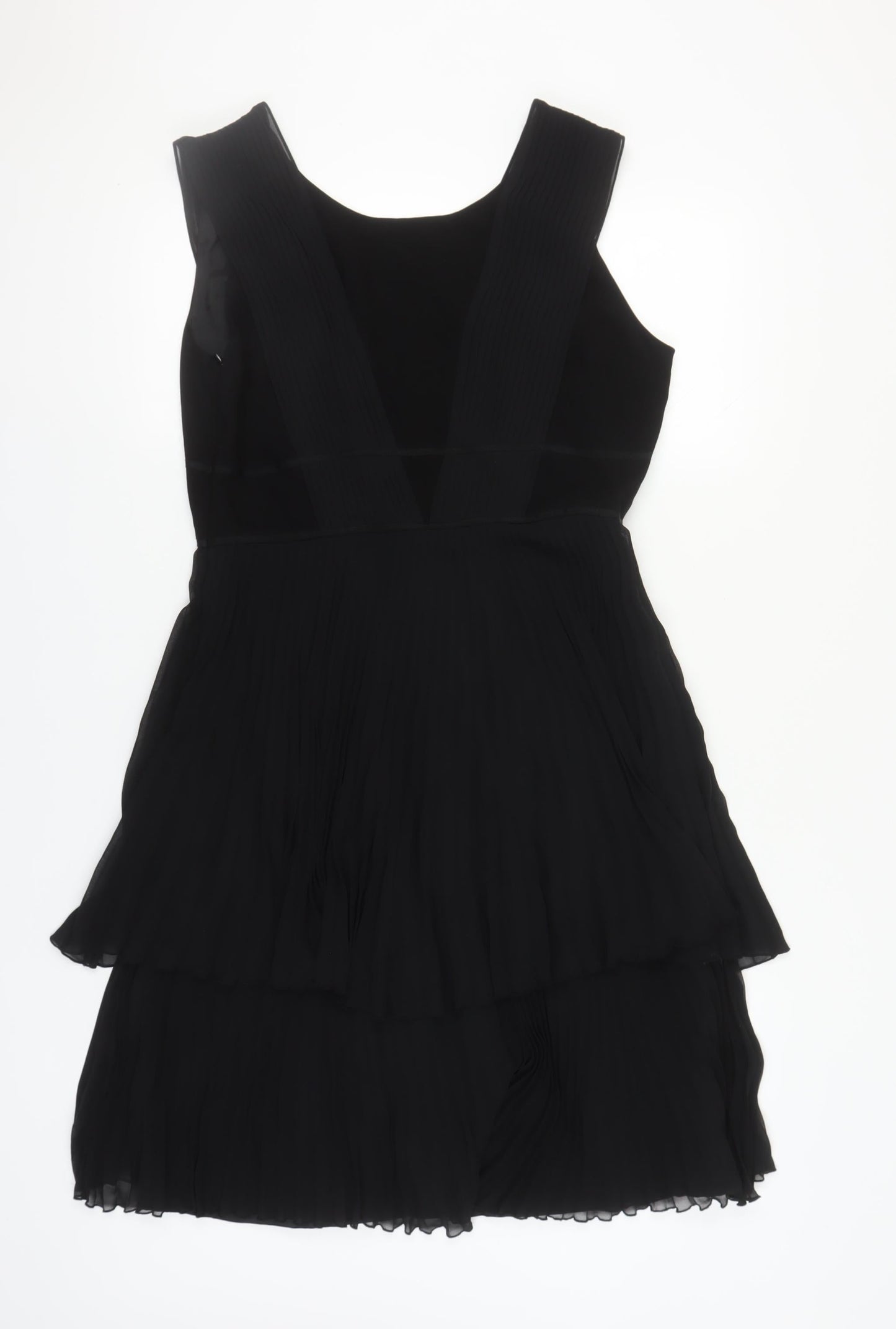 Hobbs Women Black A-Line Sleeveless Party Dress