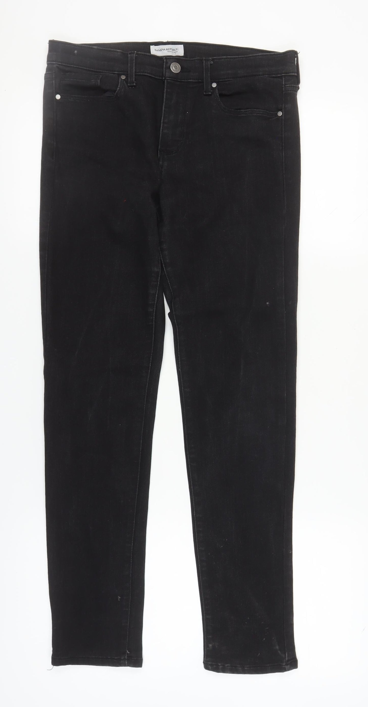 Banana Republic Women's Black Skinny Jeans, Size 30