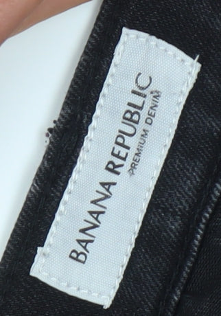 Banana Republic Women's Black Skinny Jeans, Size 30