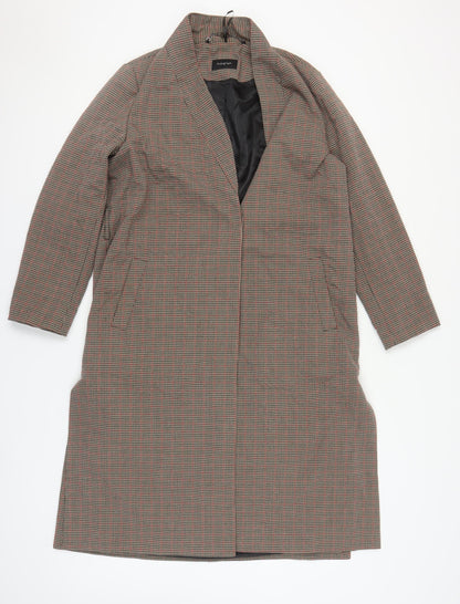 Womens UK Size 14 Marks and Spencer Brown Overcoat