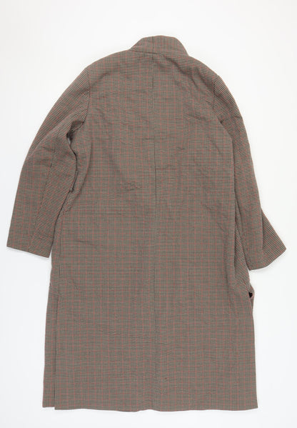 Womens UK Size 14 Marks and Spencer Brown Overcoat