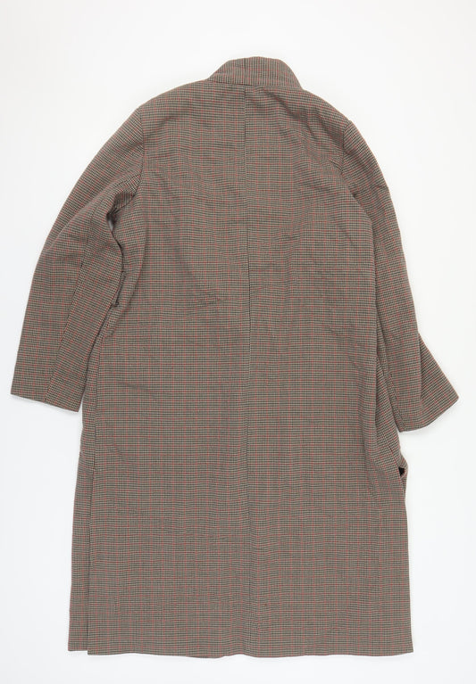 Womens UK Size 14 Marks and Spencer Brown Overcoat