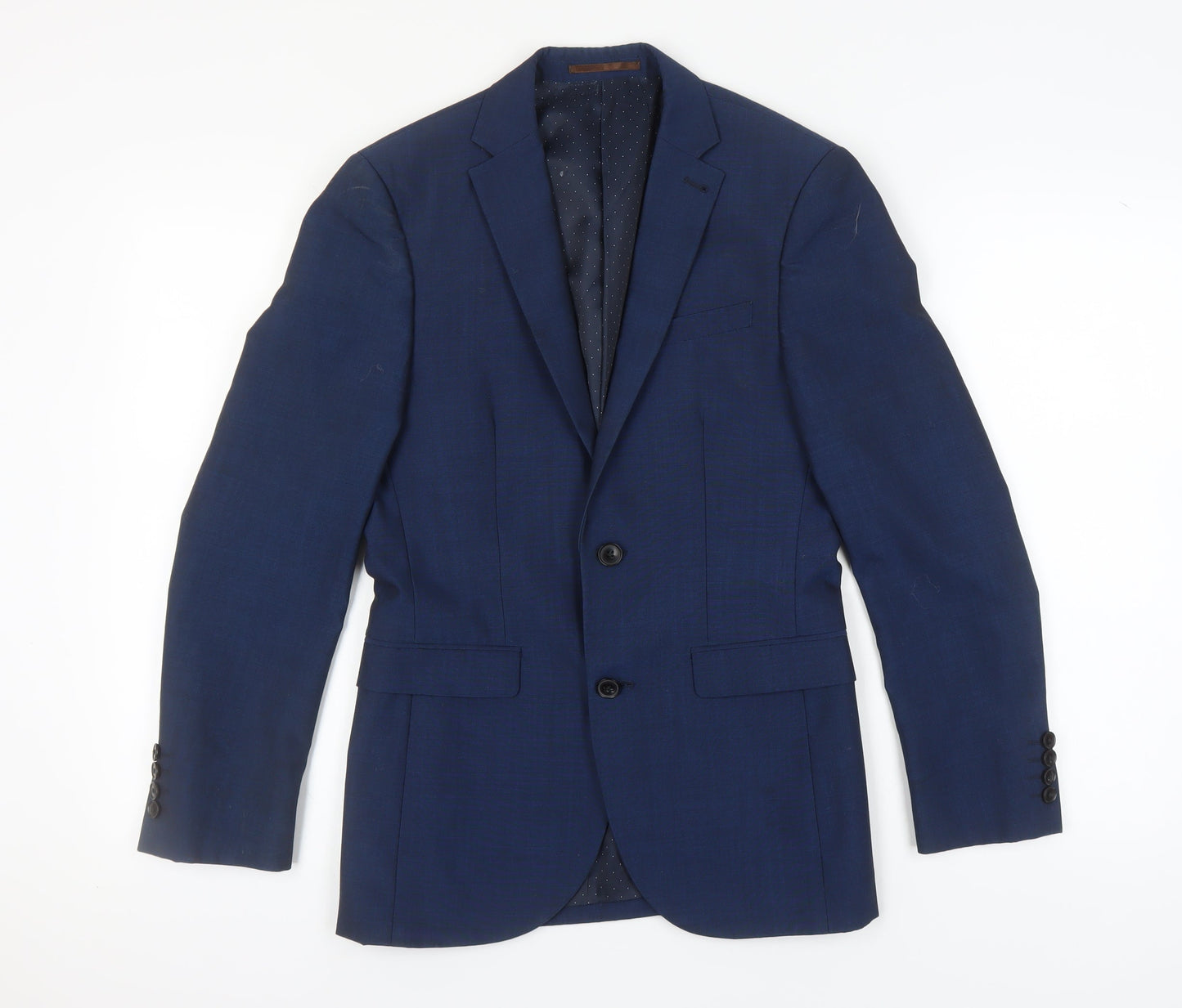 Mens UK Size 34 NEXT Regular Blue Suit Jacket