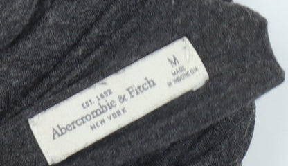 Abercrombie & Fitch Women's Grey Roll Neck Top M