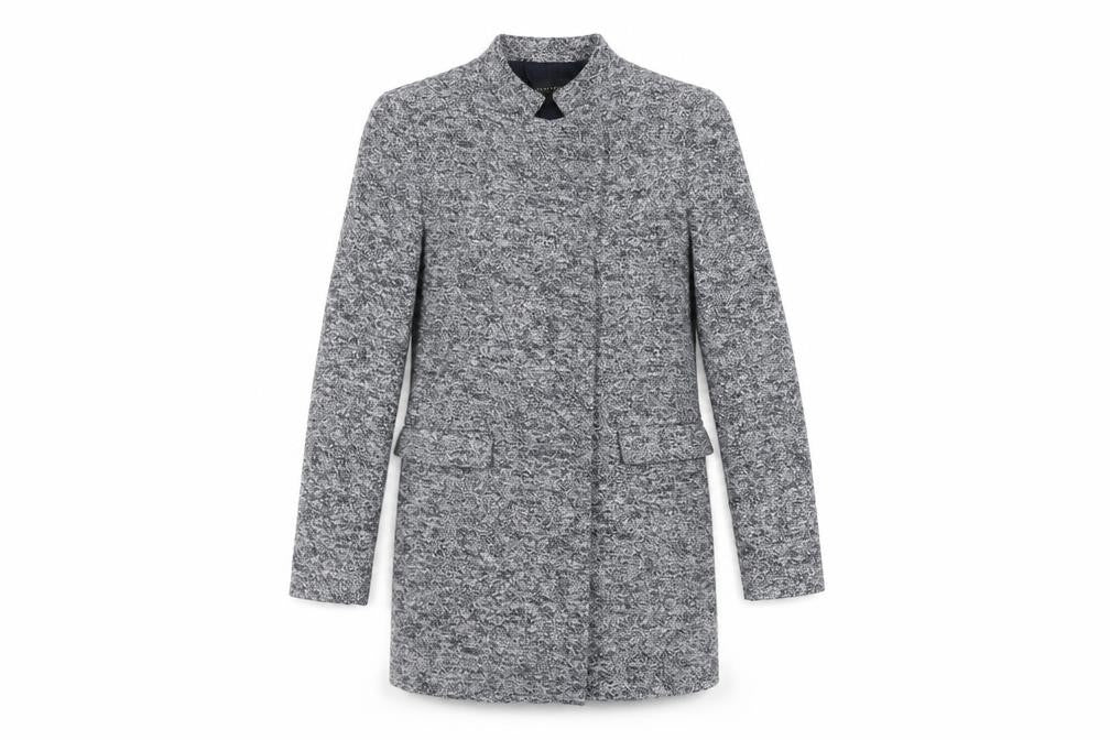 Womens UK Size M Zara Grey Overcoat