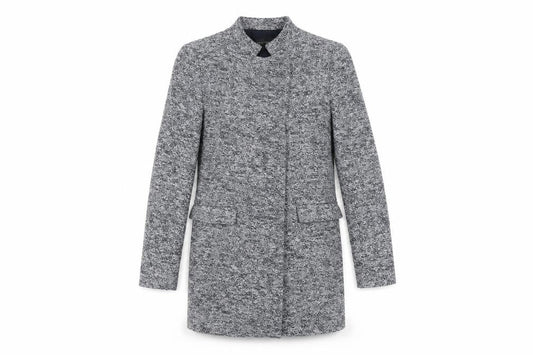 Womens UK Size M Zara Grey Overcoat