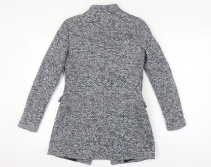 Womens UK Size M Zara Grey Overcoat