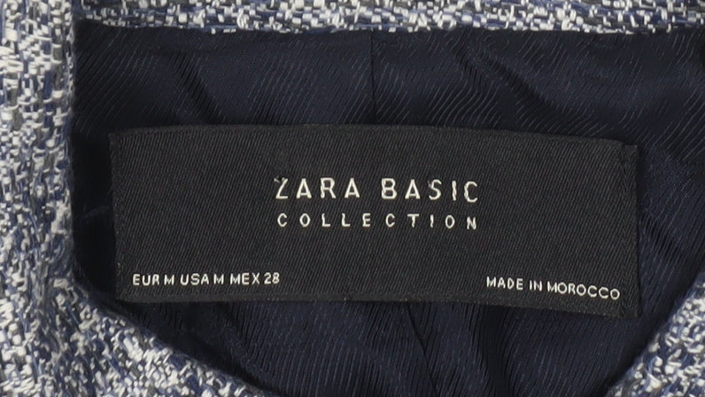 Womens UK Size M Zara Grey Overcoat