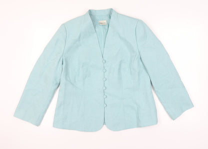 Eastex Women's Blue Suit Jacket, Size 14, Lined