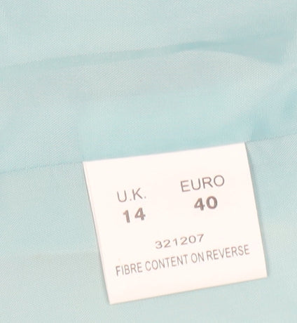 Eastex Women's Blue Suit Jacket, Size 14, Lined