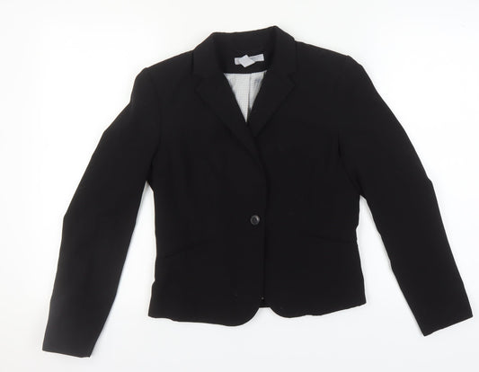 H&M Women's Black Blazer Suit Jacket Size 10