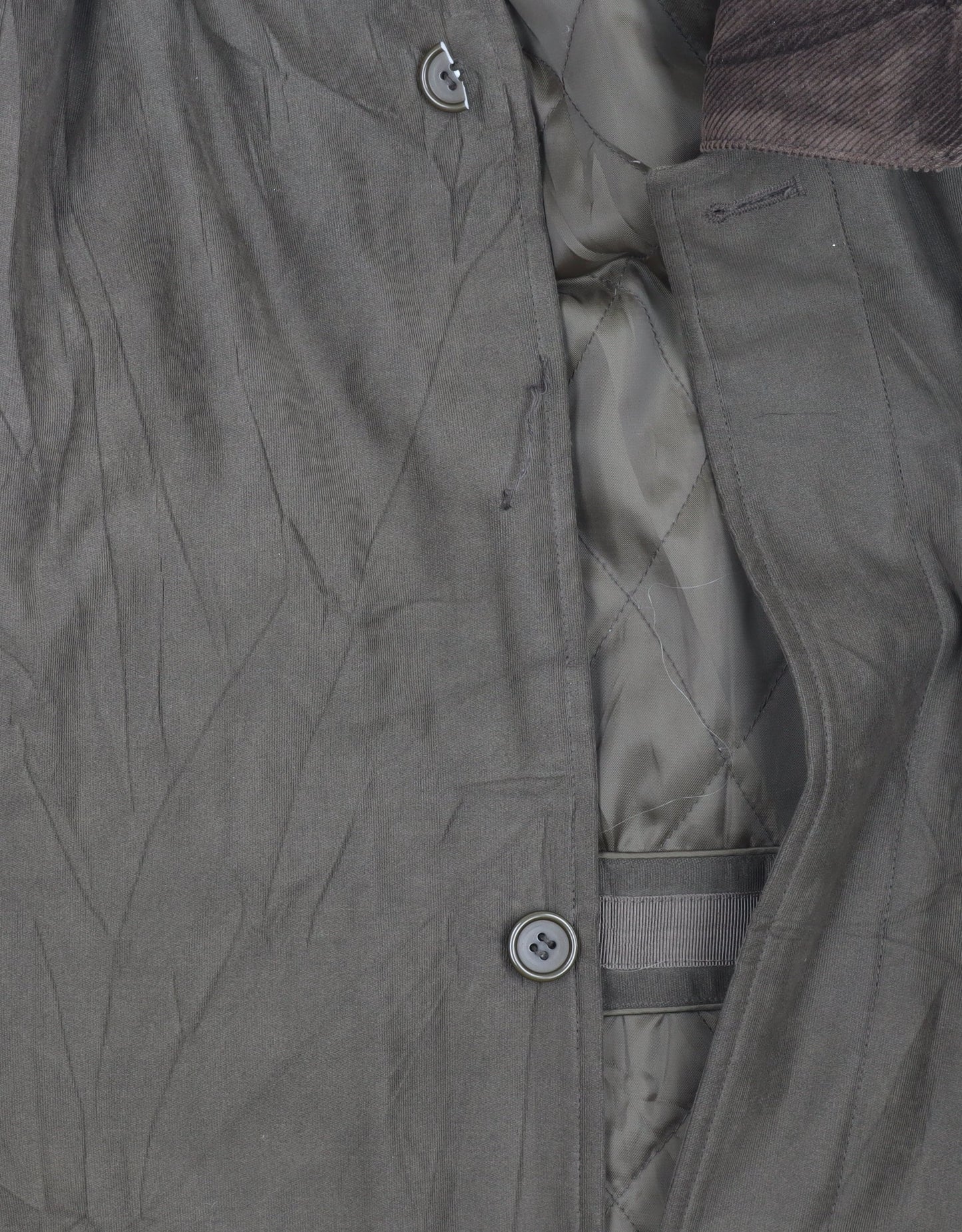 Arrow Men's XXL Green Overcoat Lined Button Coat