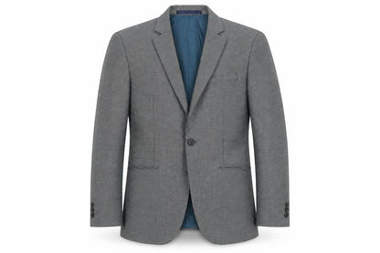 Mens UK Size 34 Topman Regular Grey Suit Jacket