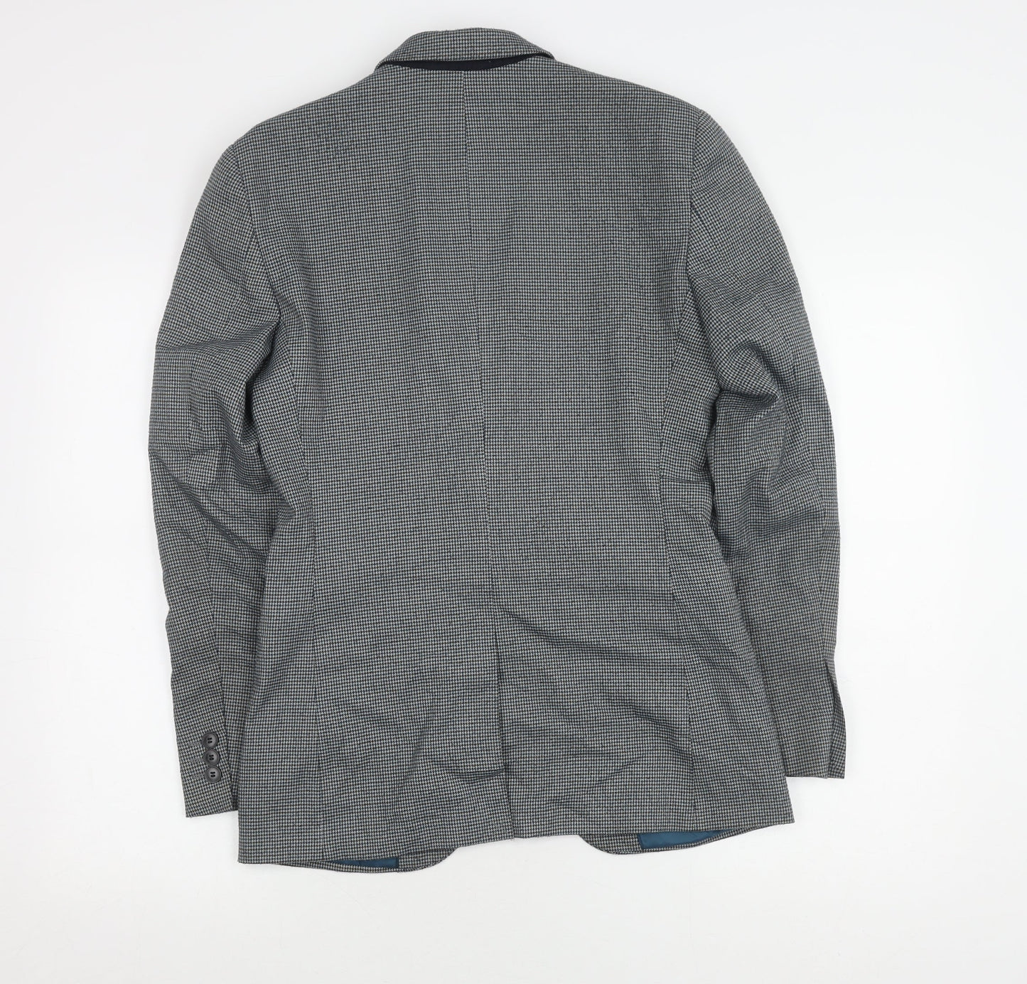 Mens UK Size 34 Topman Regular Grey Suit Jacket