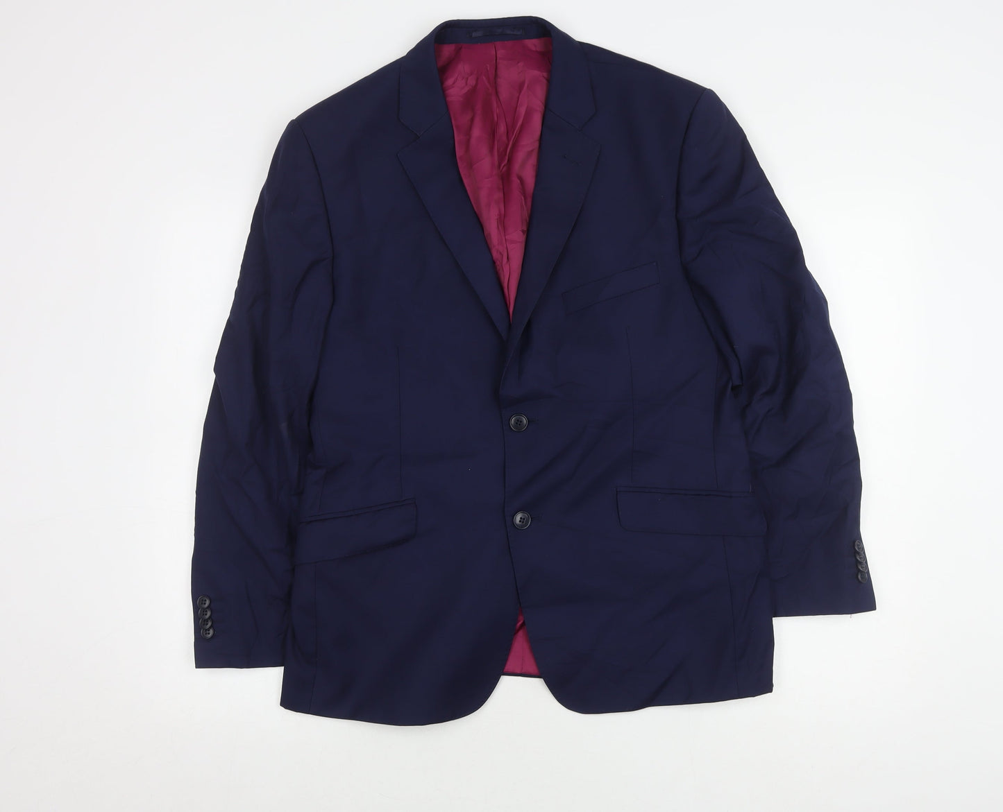 Mens UK Size 40 Performance Suit Regular Blue Suit Jacket