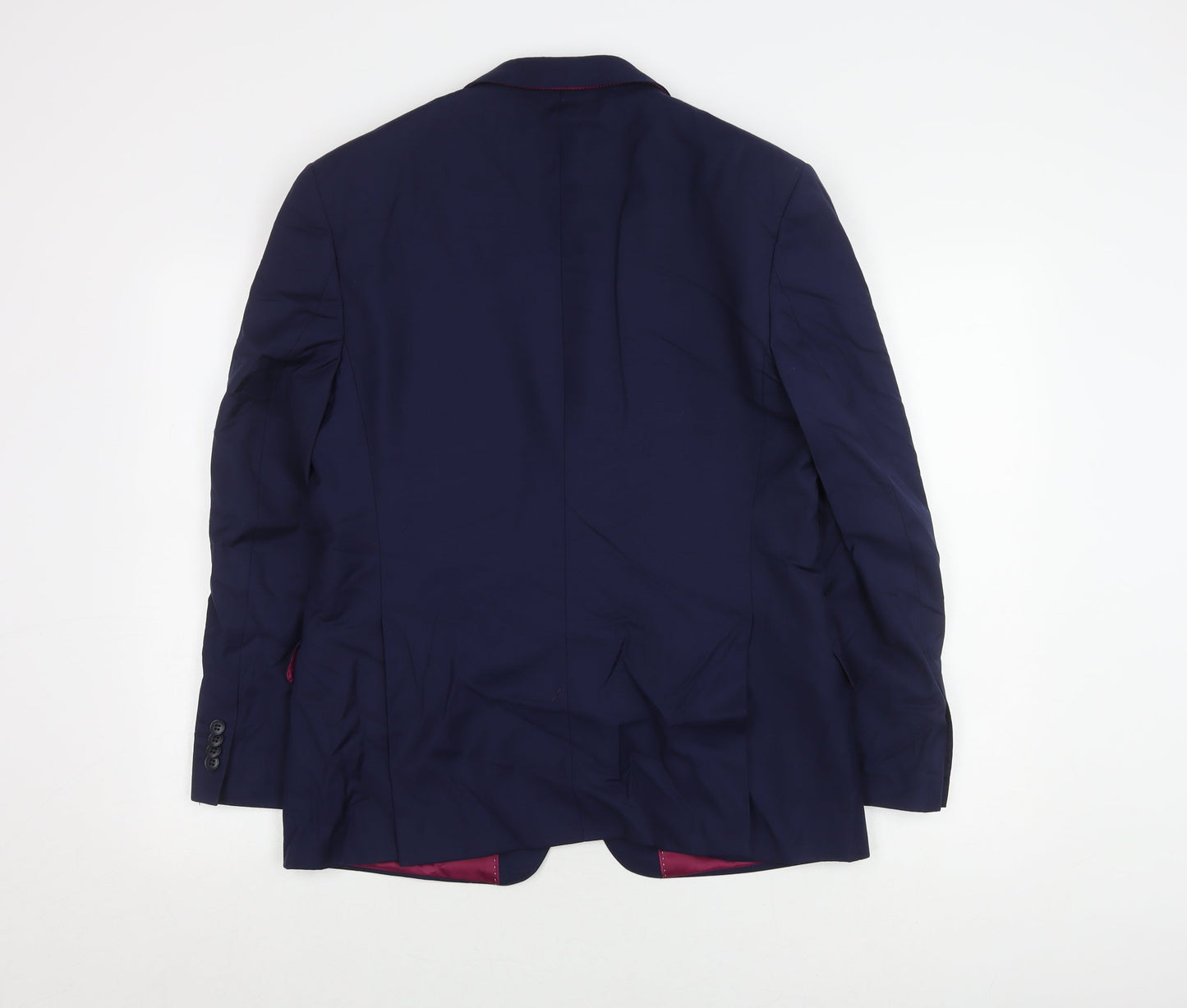 Mens UK Size 40 Performance Suit Regular Blue Suit Jacket