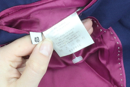 Mens UK Size 40 Performance Suit Regular Blue Suit Jacket