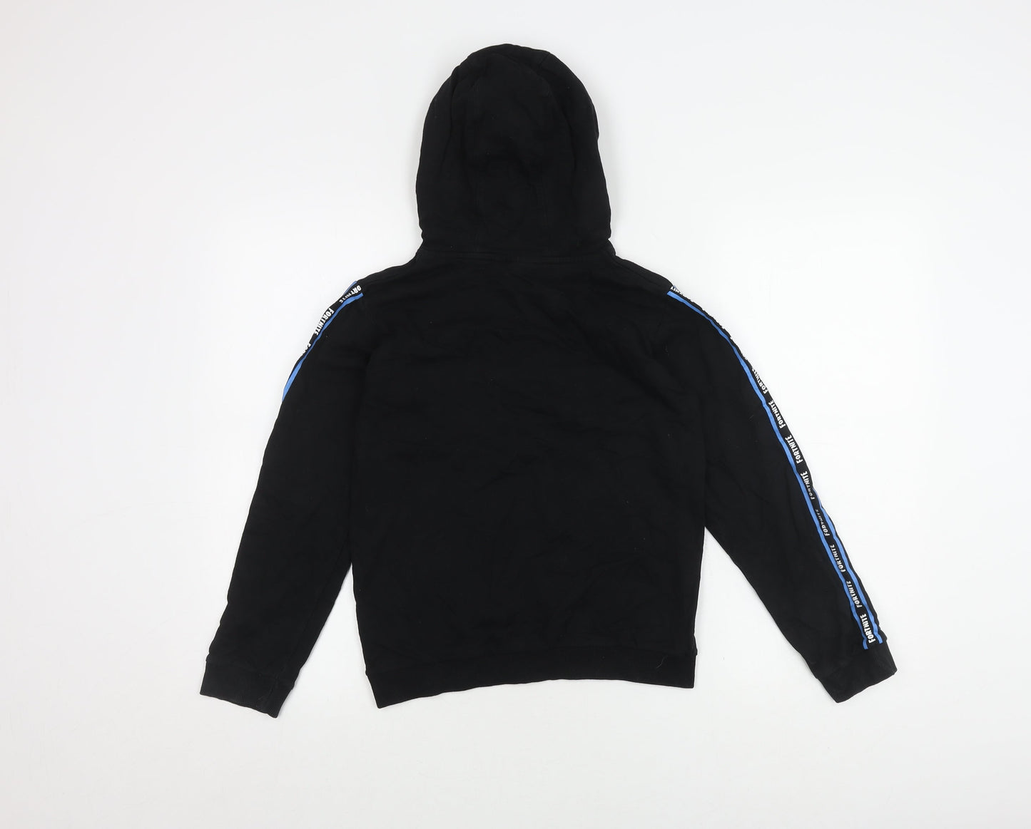 Fortnite Boys Black Hoodie, Pullover, 11-12 Years, Logo