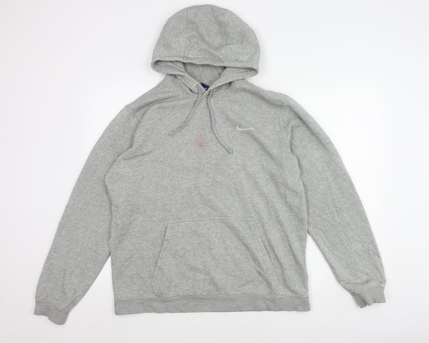 Mens UK Size L Nike Grey Pullover Hoodie