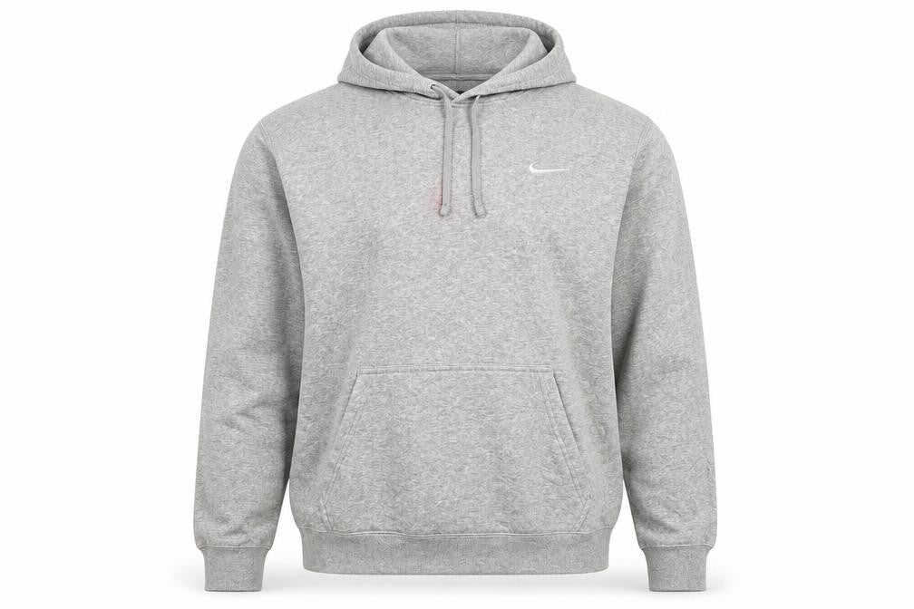 Mens UK Size L Nike Grey Pullover Hoodie