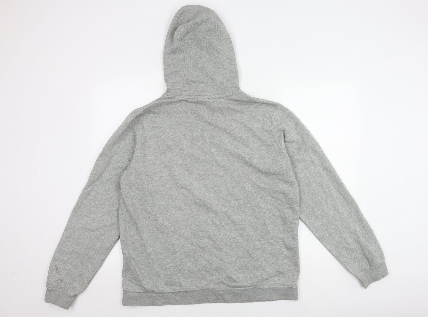 Mens UK Size L Nike Grey Pullover Hoodie