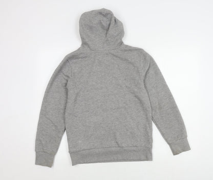 Converse Grey Girls' Pullover Hoodie, Size 12-13 Years, Casual