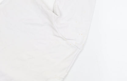 Umbro Women's White Pullover Sweatshirt - S, Logo