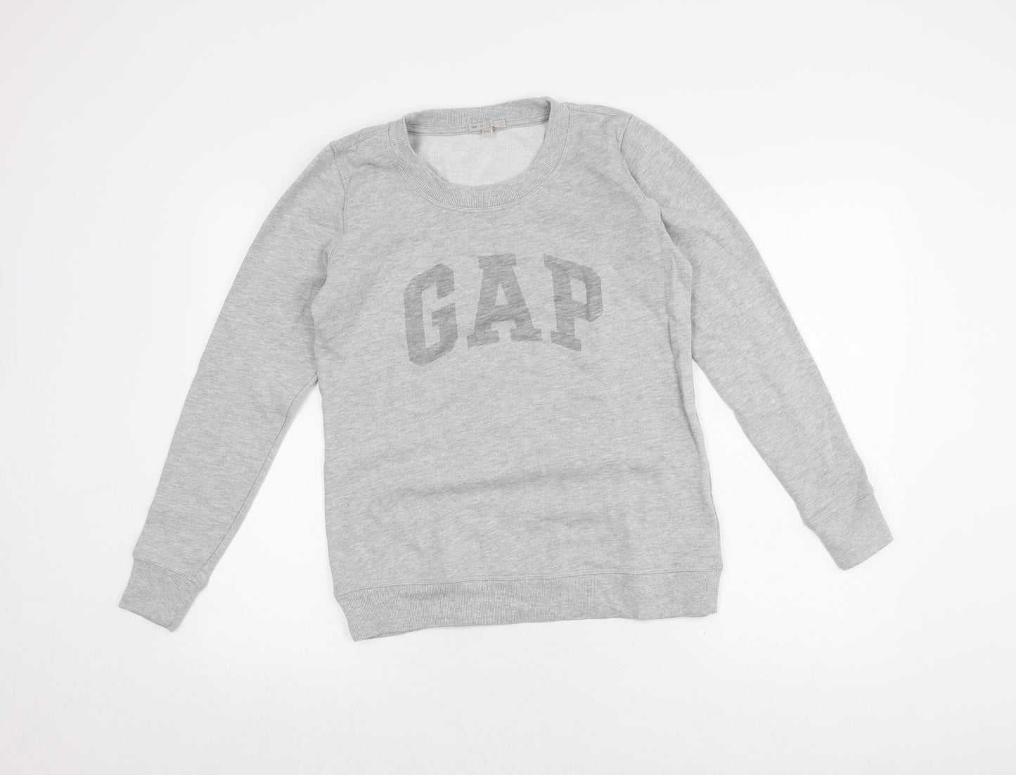 Gap Women's Grey Pullover Sweatshirt S, Casual Crew Neck