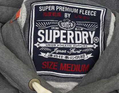 Superdry Men's Grey Pullover Hoodie Size M