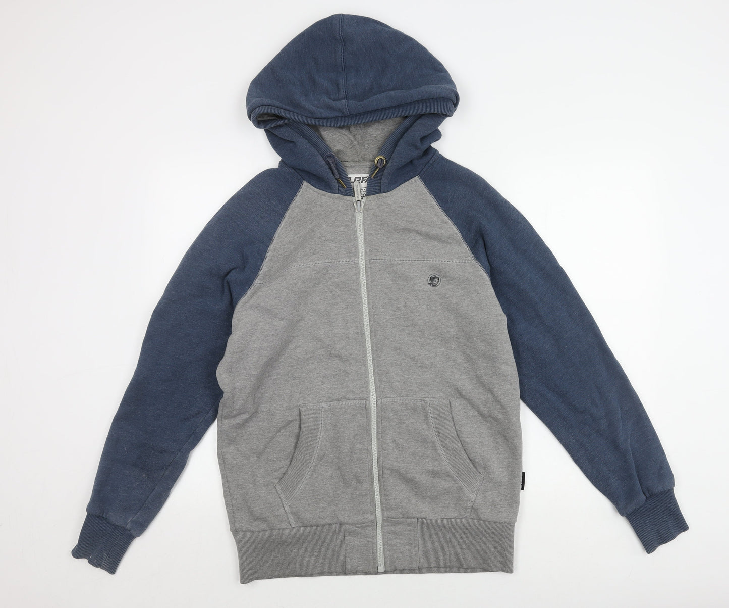 Surfanic Men's Grey Full Zip Hoodie, M