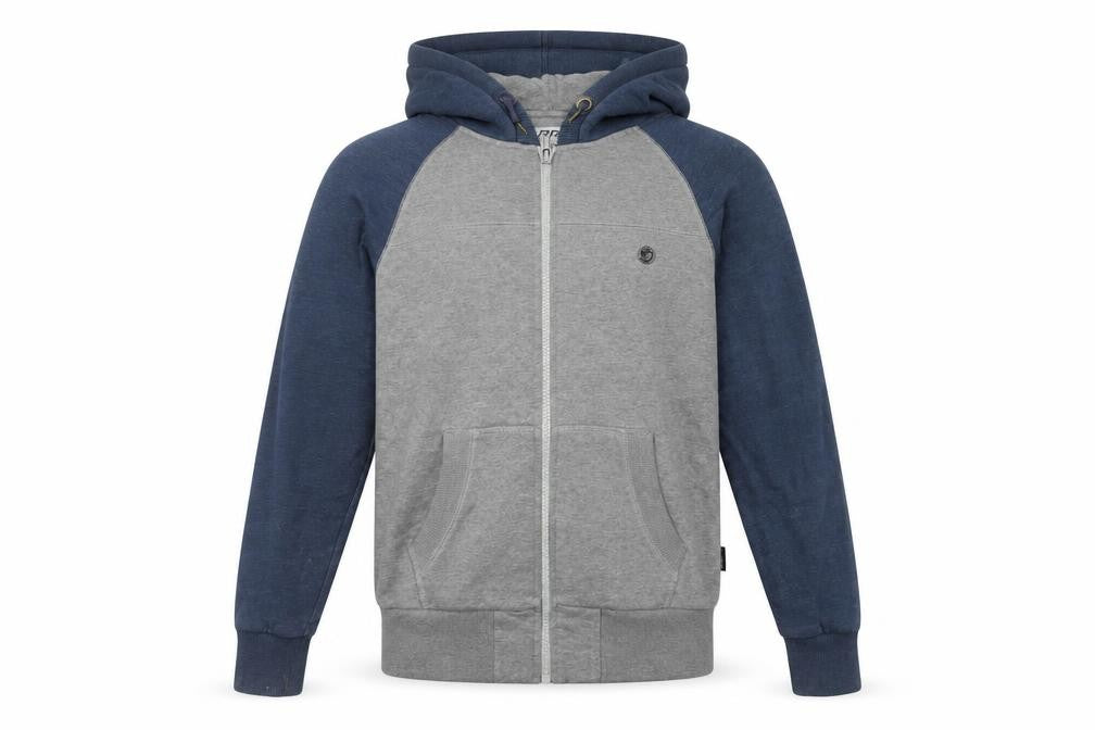 Mens UK Size M Surfanic Grey Full Zip Hoodie