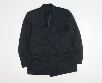 Création G.L. Men's Blue Strip Blazer, 40R