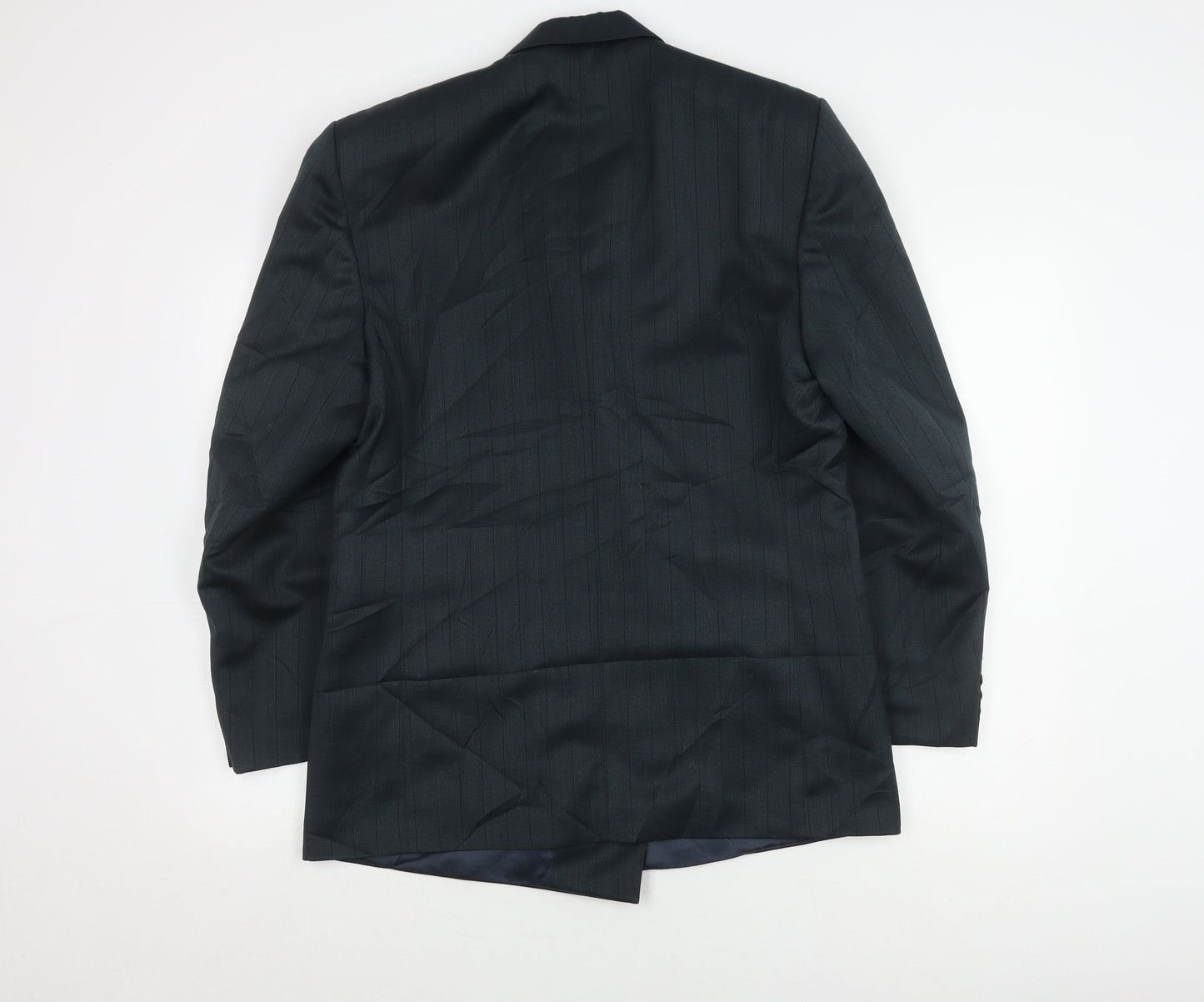 Création G.L. Men's Blue Strip Blazer, 40R
